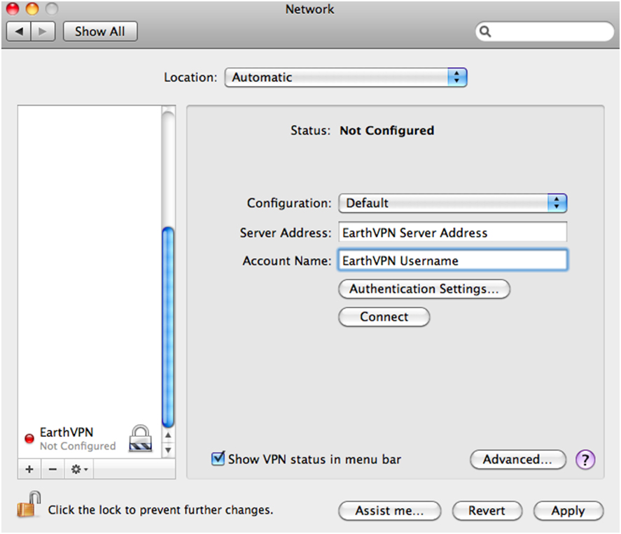 vpn solution for mac os x