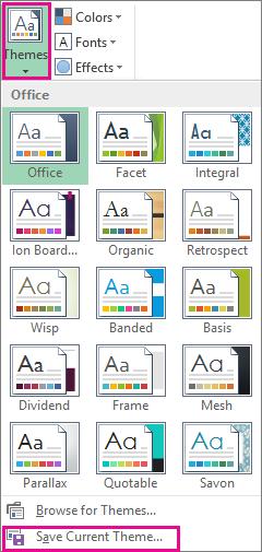 create color pallete for microsoft word mac